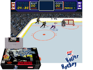 RHI Roller Hockey '95 (U) (NG-Dump Known) [h2C] Cover